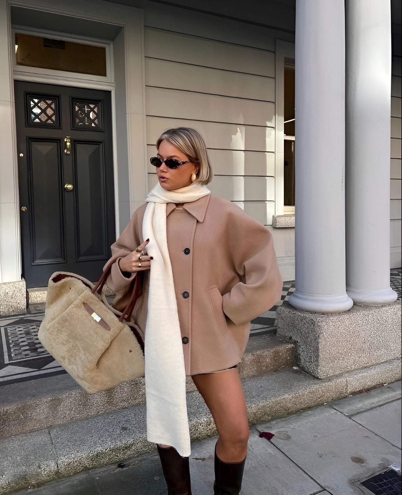 Freya Oversized Wool Coat